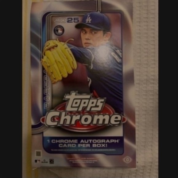 Topps Other - 2025 Topps Chrome Baseball Card Sealed Hobby Pack